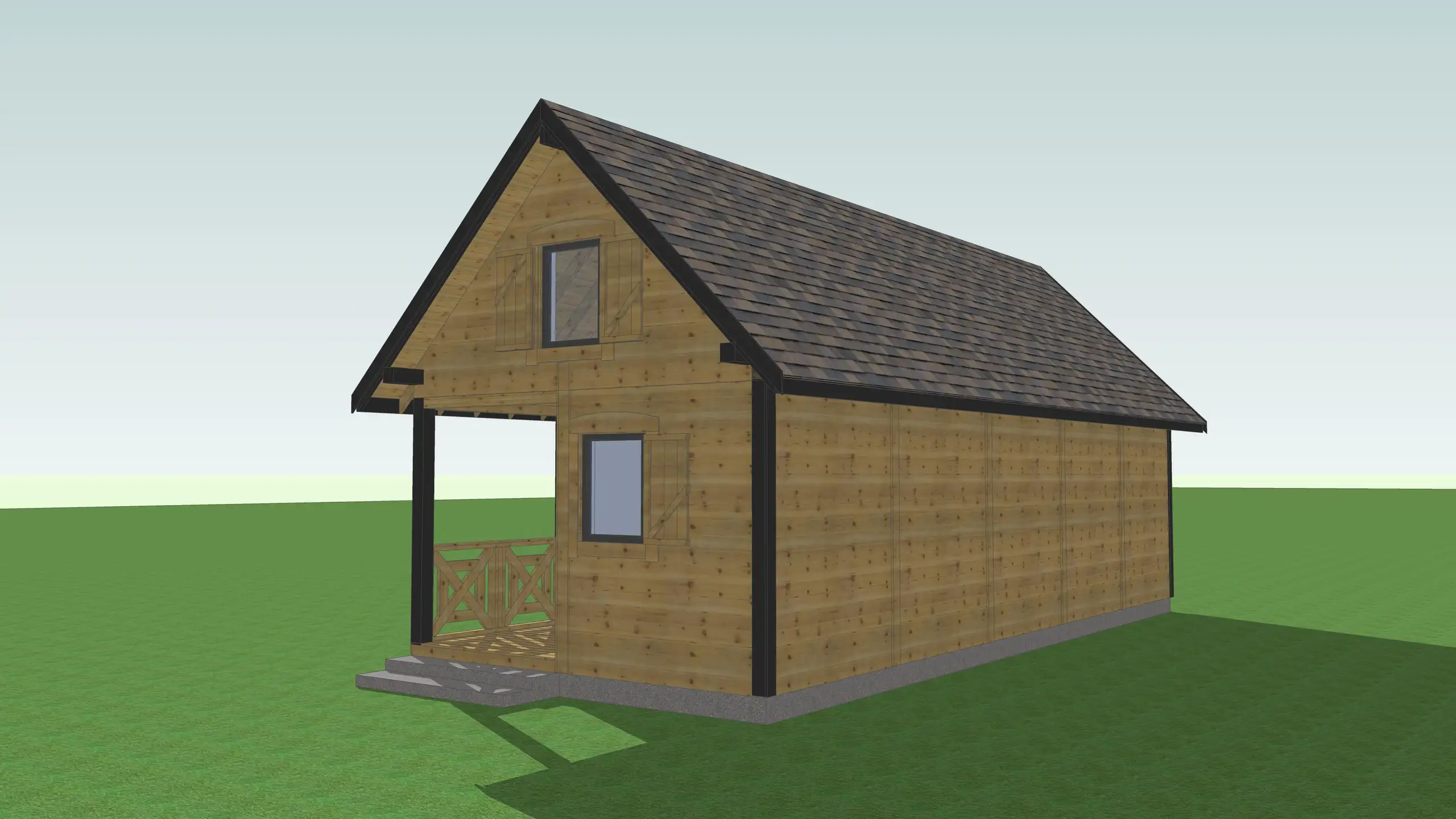 Domek „bliźniak” na wynajem W1X2 – 40 m2