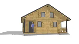 Domki na wynajem W1X4 – 80 m2 – 4 domki w 1 - zdjęcie 1