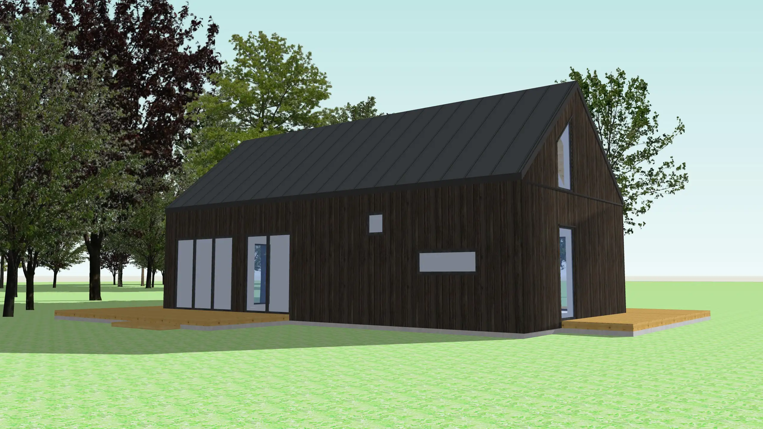 Szeregowy domek pod wynajem A1X2 – 70 m2