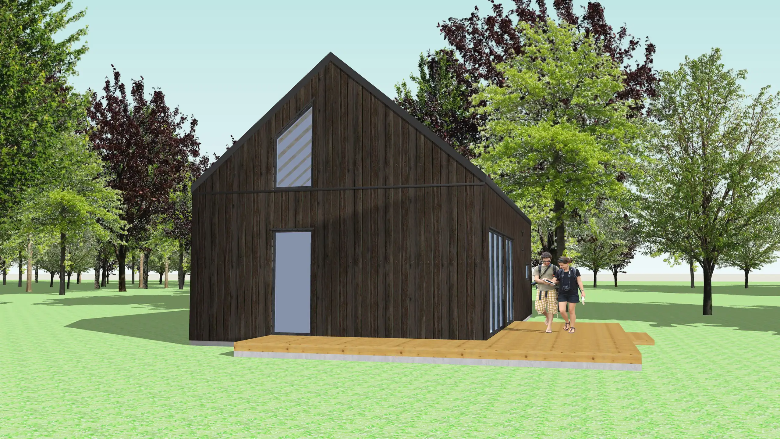 Szeregowy domek pod wynajem A1X2 – 70 m2