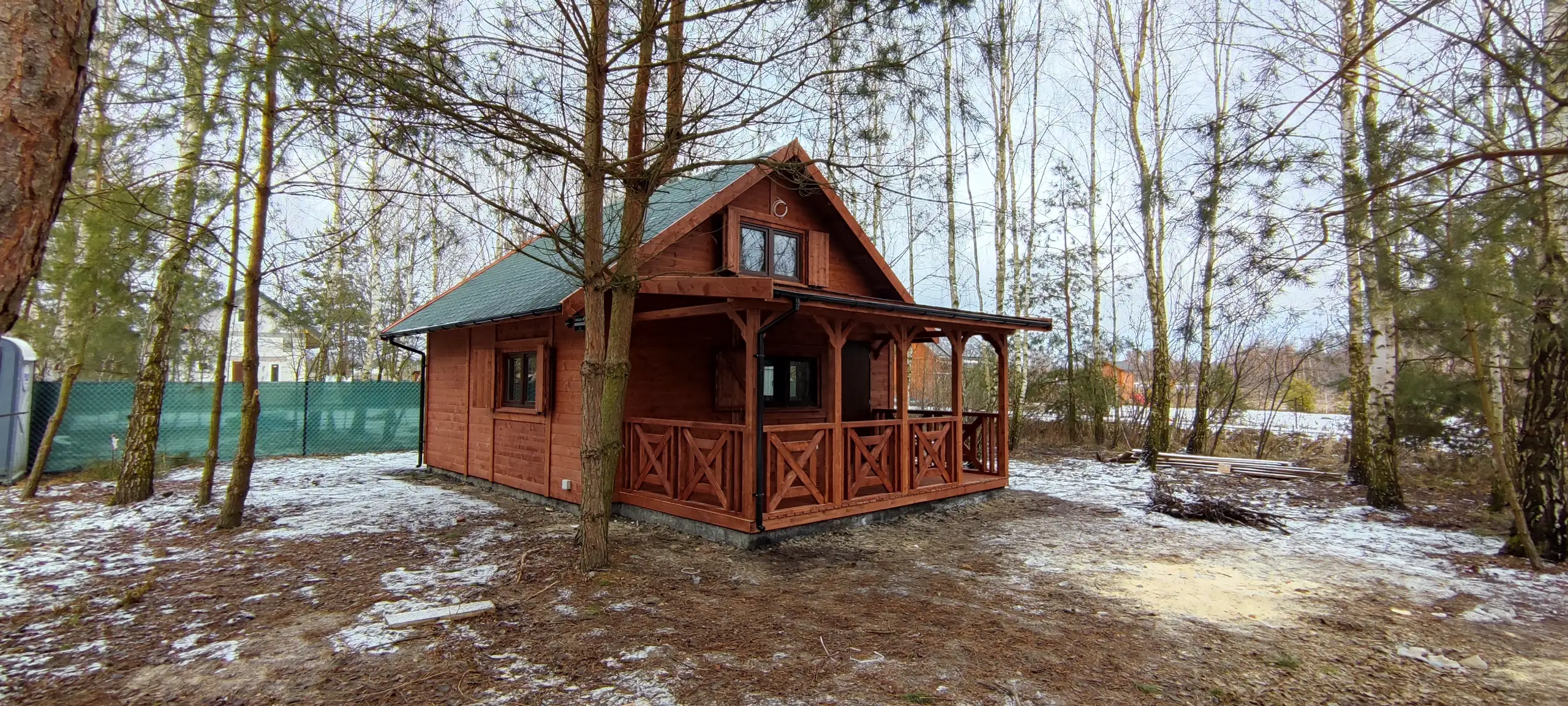 Domek Rekreacyjny z tarasem Marcel IV - 5,9 x 5,9m