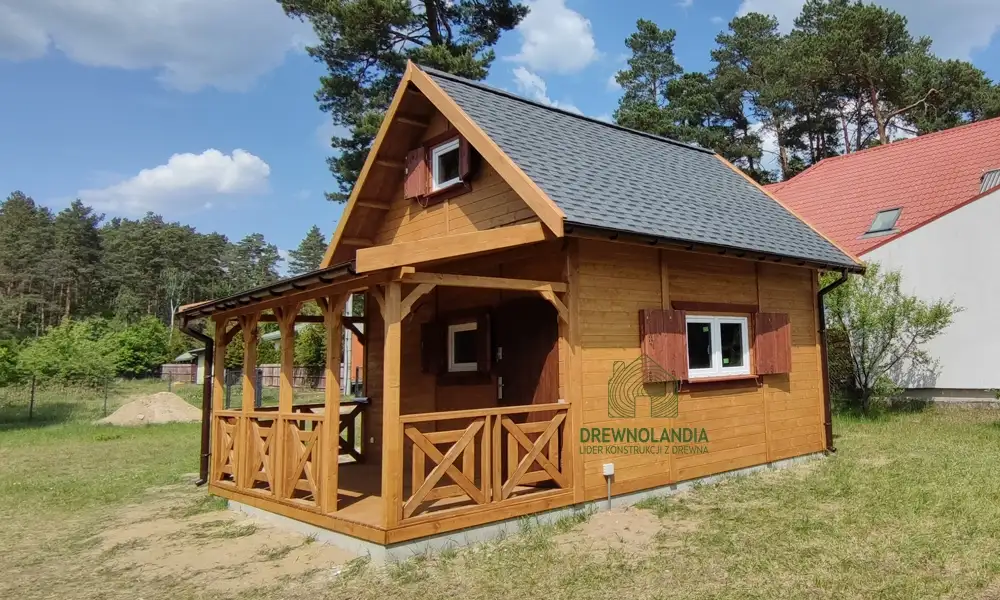 Domek Ogrodowy z tarasem Marcel II - 5x5m 