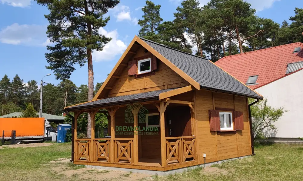 Domek Ogrodowy z tarasem Marcel II - 5x5m 