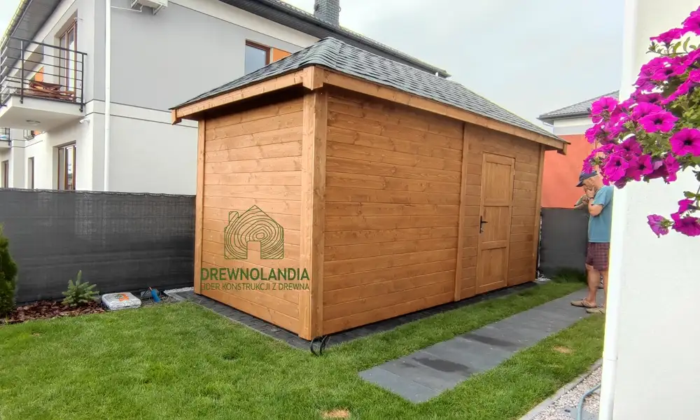 Drewniany Domek narzędziowy Jerzy - 4x3m