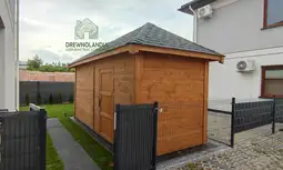 Drewniany Domek narzędziowy Jerzy - 4x3m  - zdjęcie 22