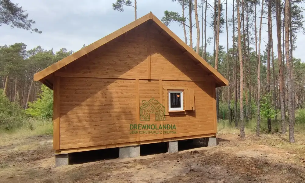 Domek rekreacyjny całoroczny CRA4 - wersja 1 - V1 - 35 m²