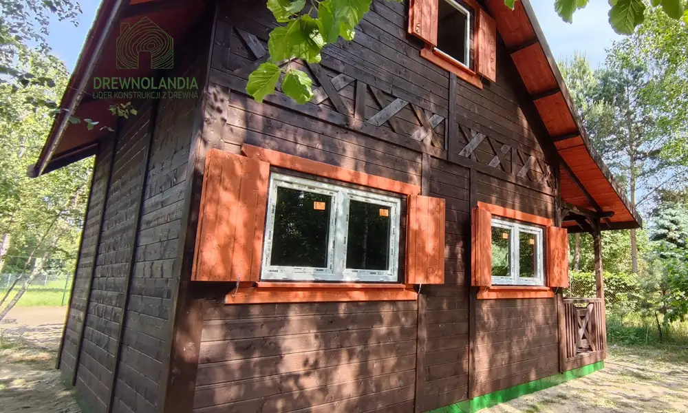 Domek Mieszko II 5m x 5m + taras boczny 1,5x5m