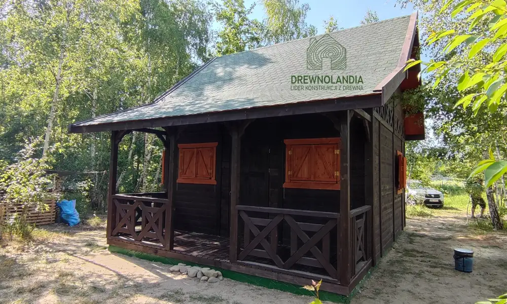 Domek Mieszko II 5m x 5m + taras boczny 1,5x5m