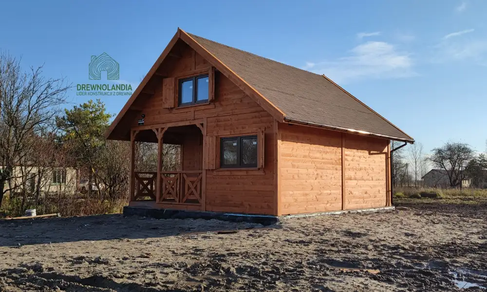 Domek rekreacyjny całoroczny CRA4 - wersja 1 - V1 - 35 m²