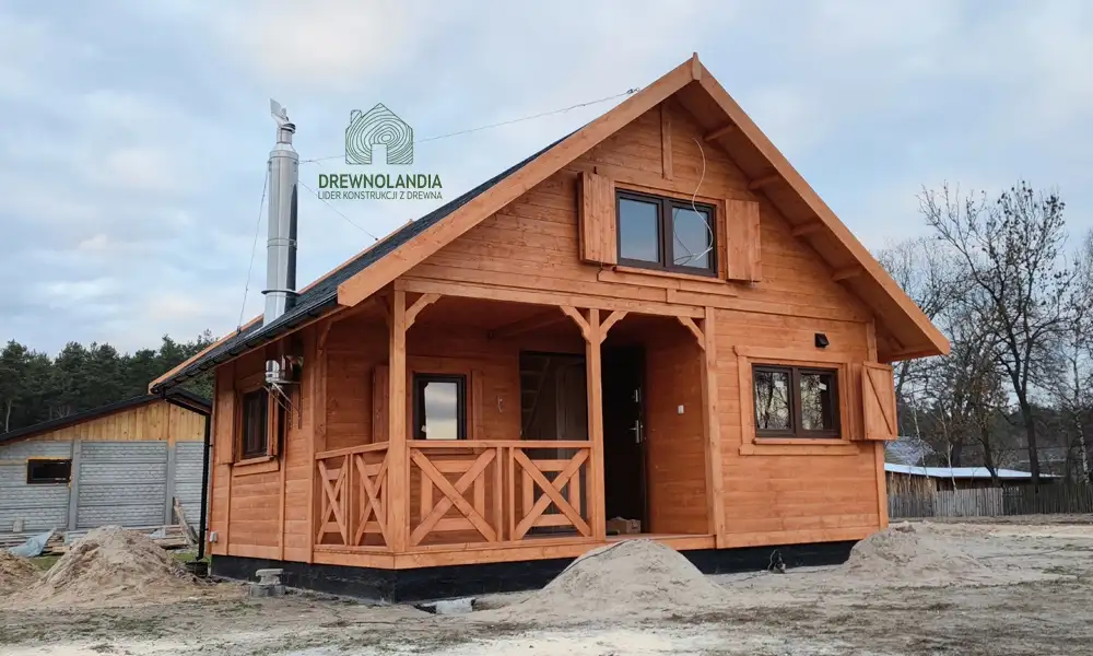 Domek rekreacyjny całoroczny CRA4 - wersja 1 - V1 - 35 m²