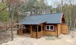 Drewniany domek rekreacyjny całoroczny CRK1 - 70 m² - zdjęcie 11