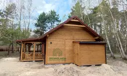 Drewniany domek rekreacyjny całoroczny CRK1 - 70 m² - zdjęcie 12