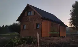 Domek drewniany Janusz 7m x 5m + taras 4,5m x 2m - zdjęcie 14