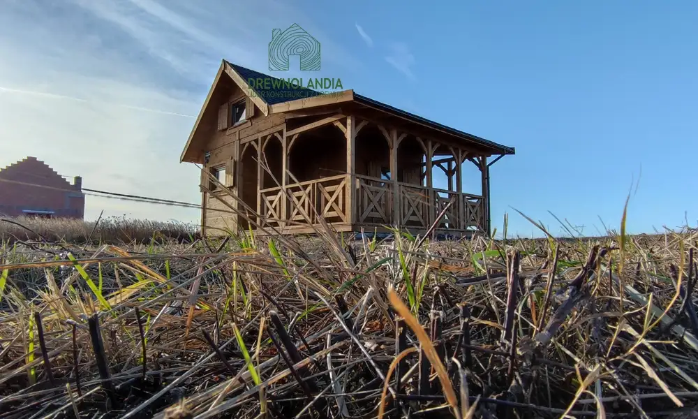 Domek Ogrodowy Mieszko I 4x5m + taras boczny 1,5x5m