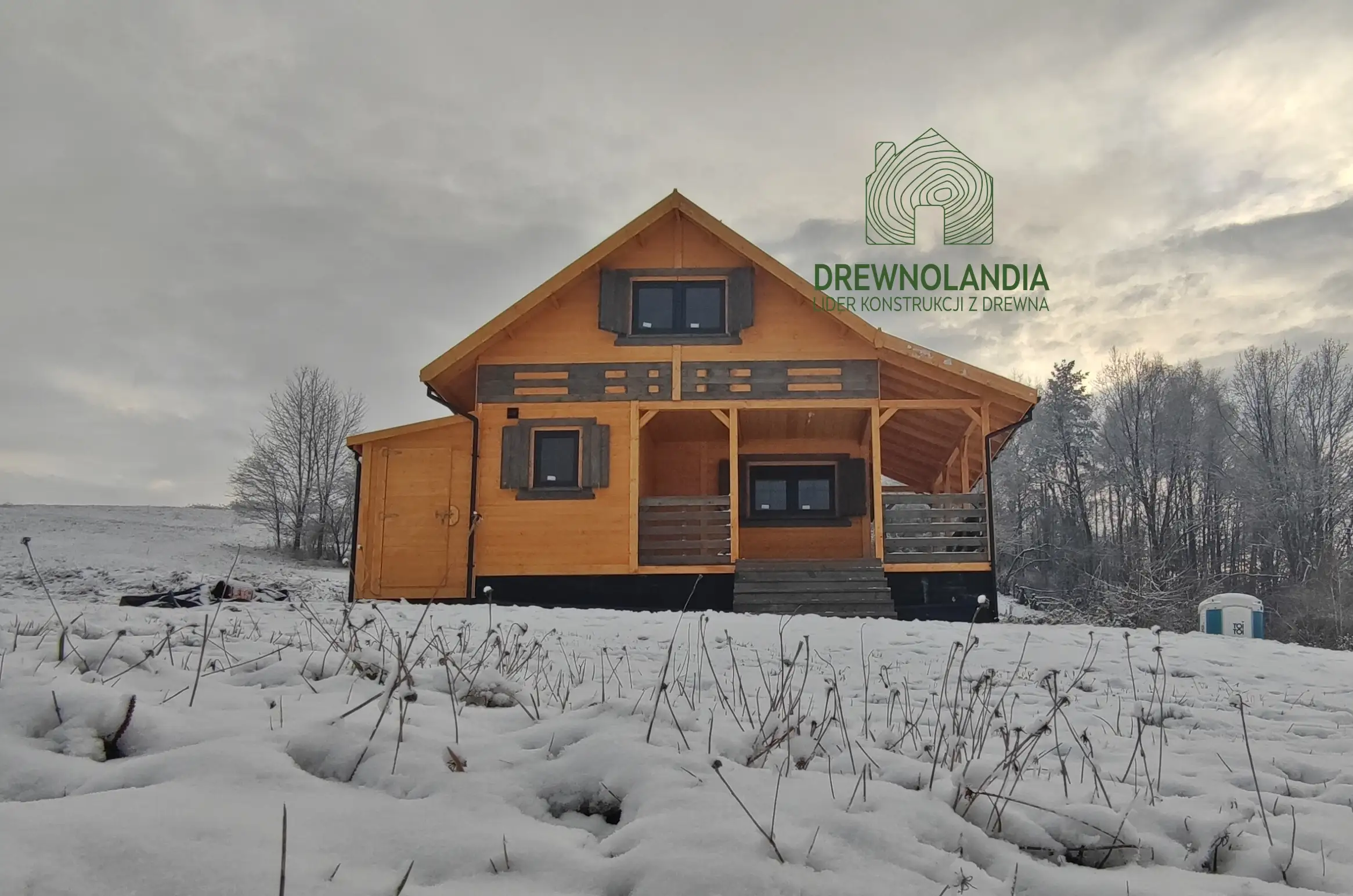 Domek Mieszko II 5m x 5m + taras boczny 1,5x5m