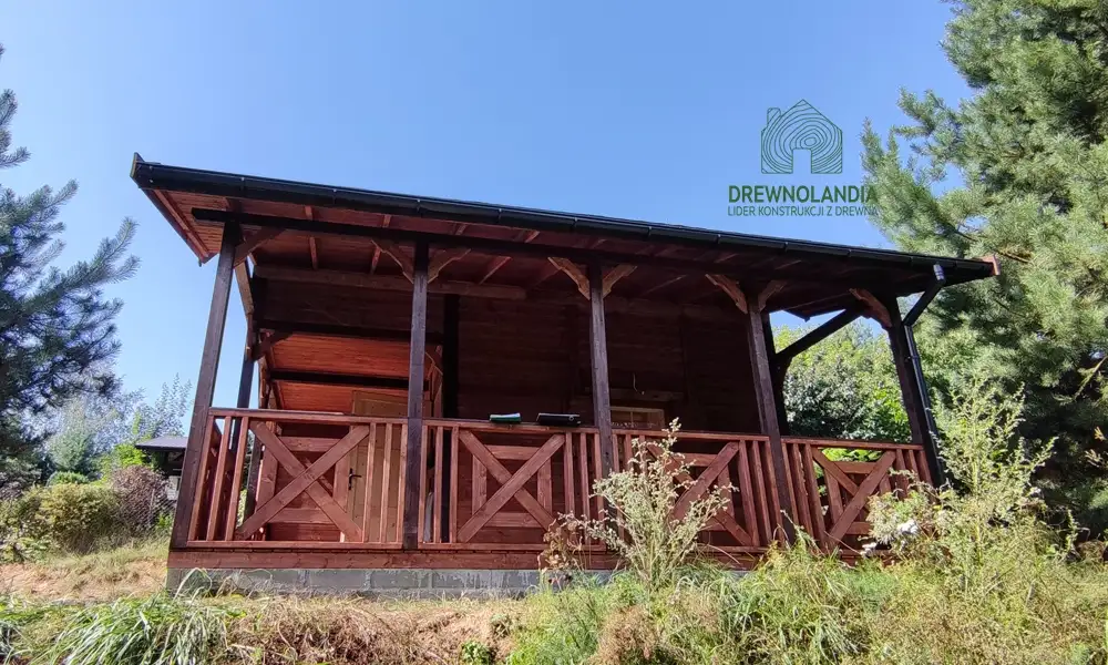 Domek Mieszko II 5m x 5m + taras boczny 1,5x5m