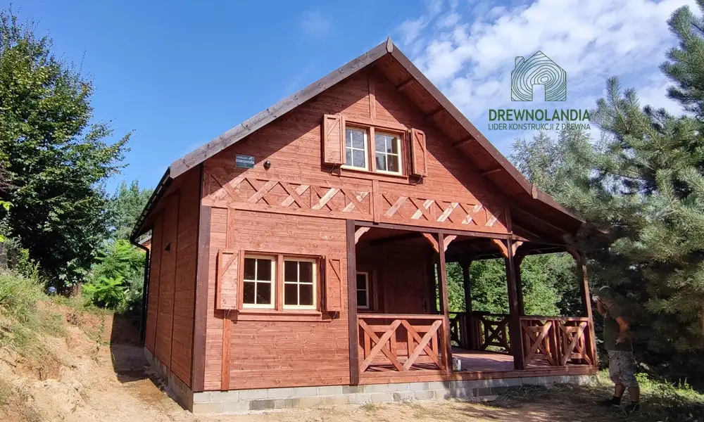 Domek Mieszko II 5m x 5m + taras boczny 1,5x5m