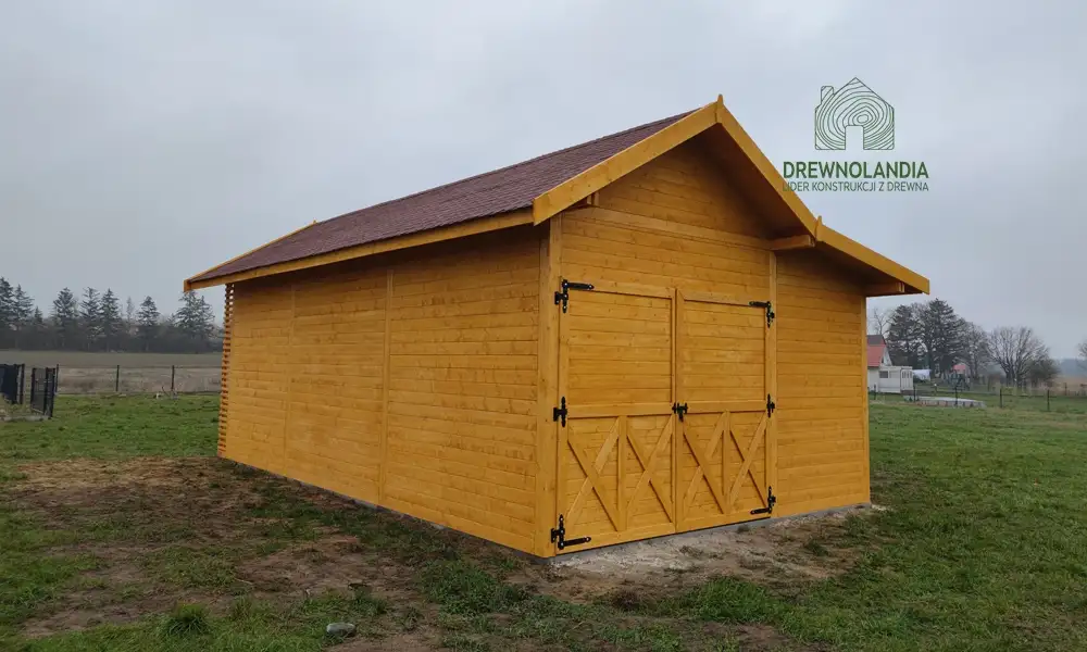 Wiata samochodowa Oliwia Bis - 9x3,5m + zadaszenie przednie - 6x1,5m – Wielofunkcyjna przestrzeń dla dwóch aut