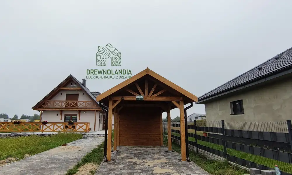 Wiata samochodowa Agnieszka 6x3 – Zadaszenie i schowek w jednym