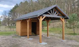 Wiata samochodowa Agnieszka 6x3 – Zadaszenie i schowek w jednym - zdjęcie 3