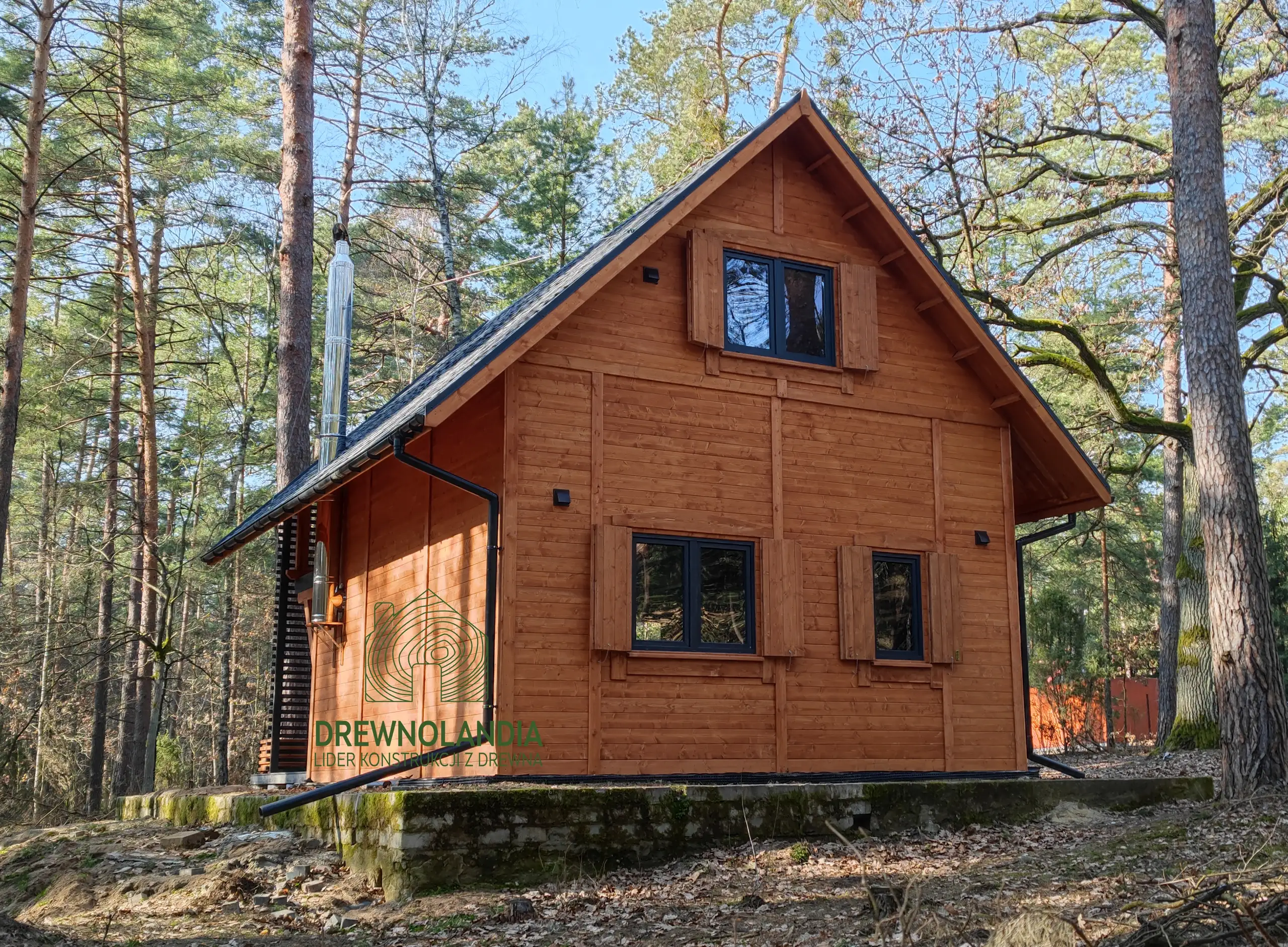 Domek rekreacyjny całoroczny CRA10 - 35m2