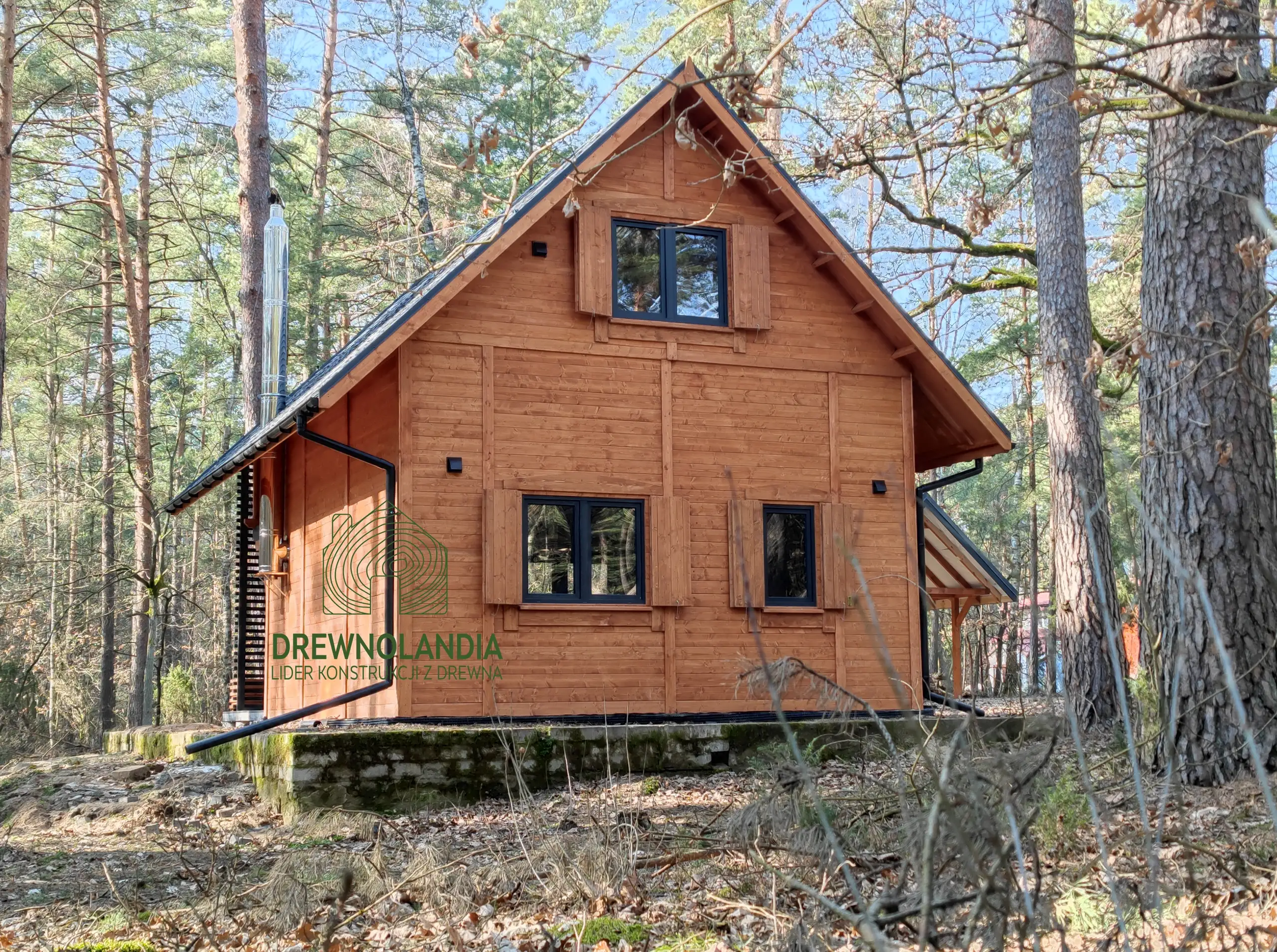 Domek rekreacyjny całoroczny CRA10 - 35m2